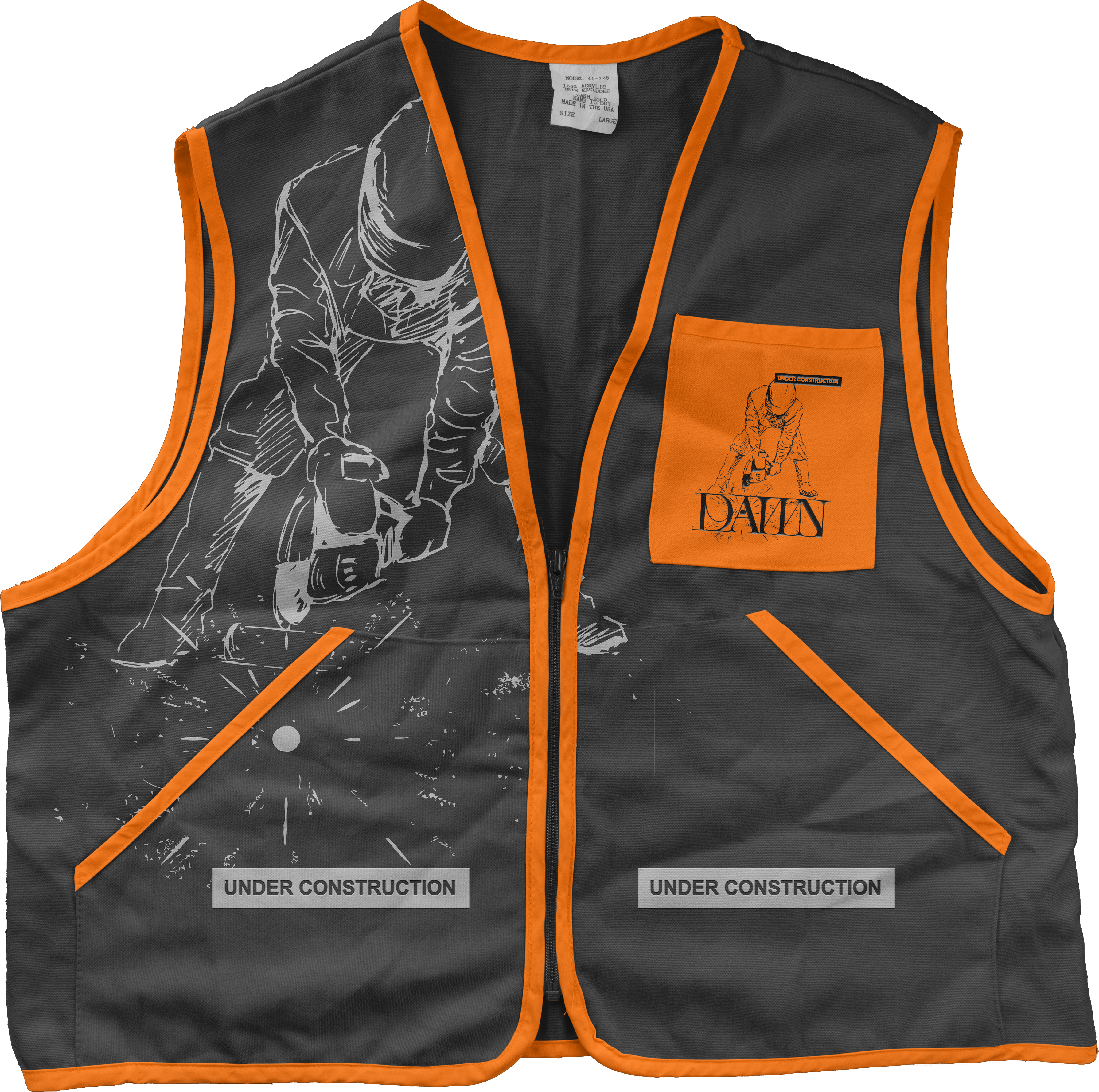 Under Construction Workers Vest