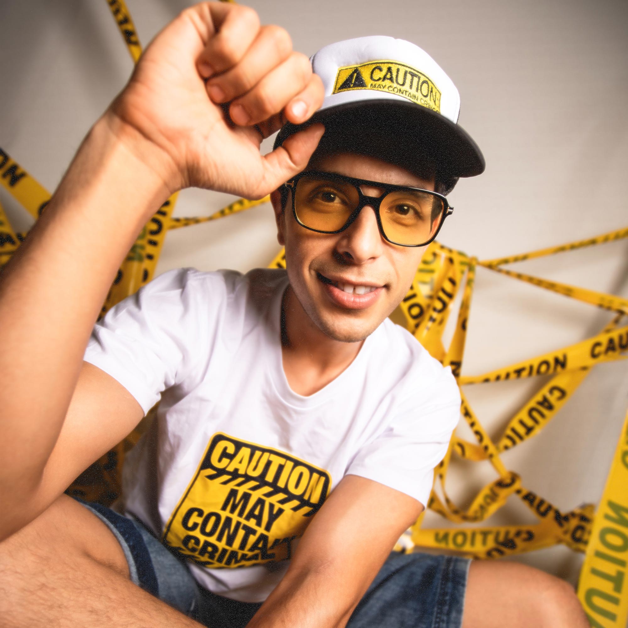 Caution Trucker Hat - Mitsy Sanderson