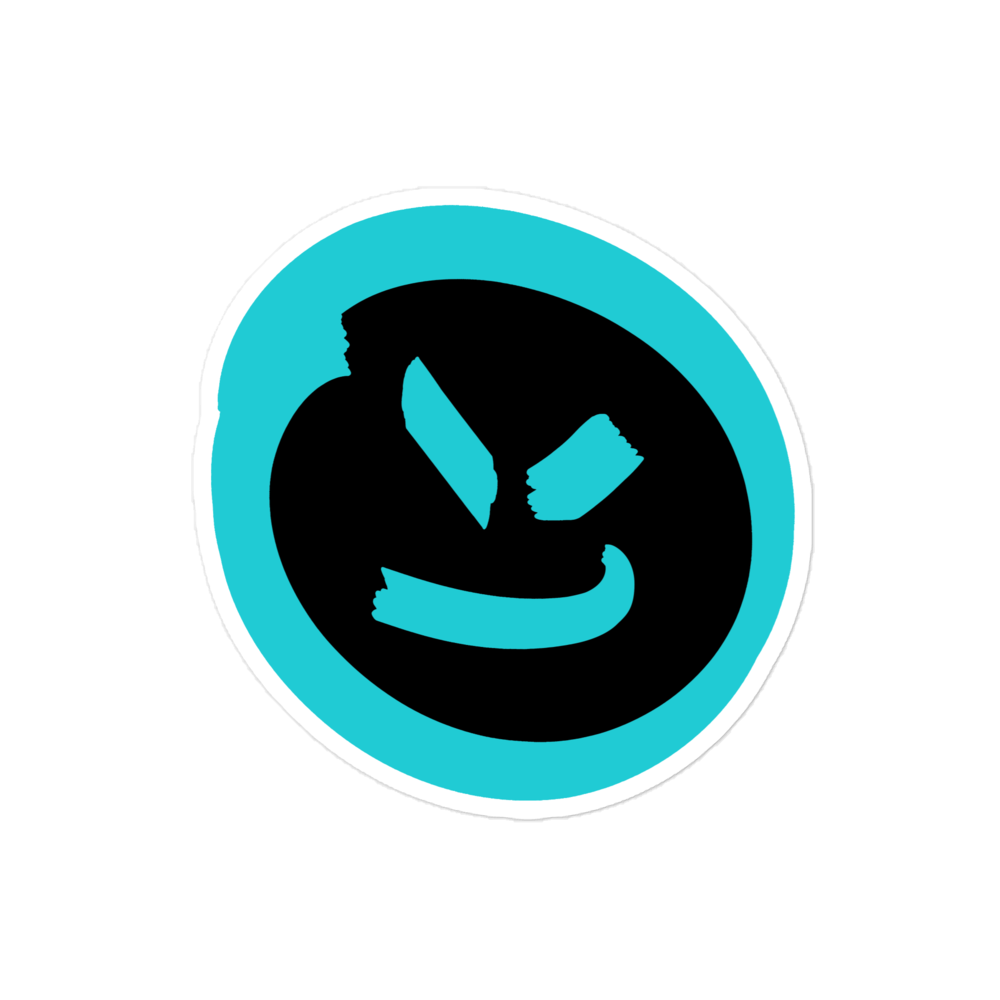 Smirk Sticker form Lovelady Inc