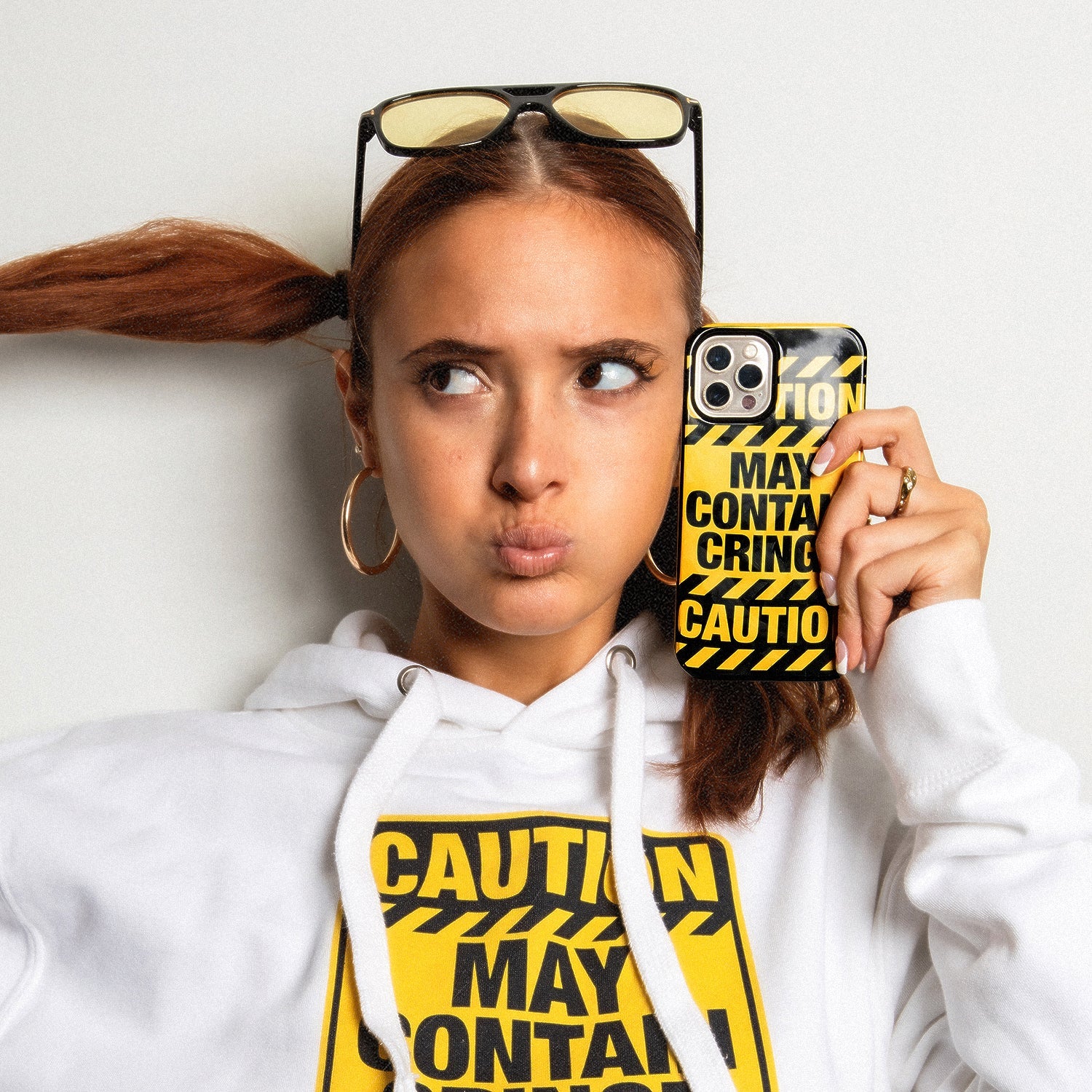 May Contain Cringe Phone Case - Mitsy Sanderson