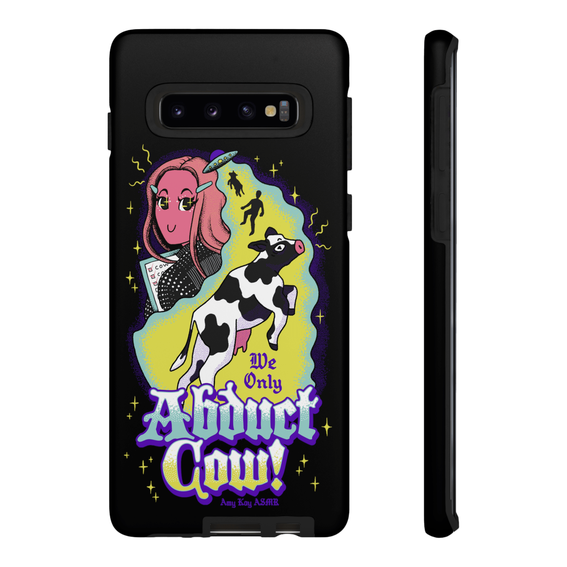We Only Abduct Cow Phone Case