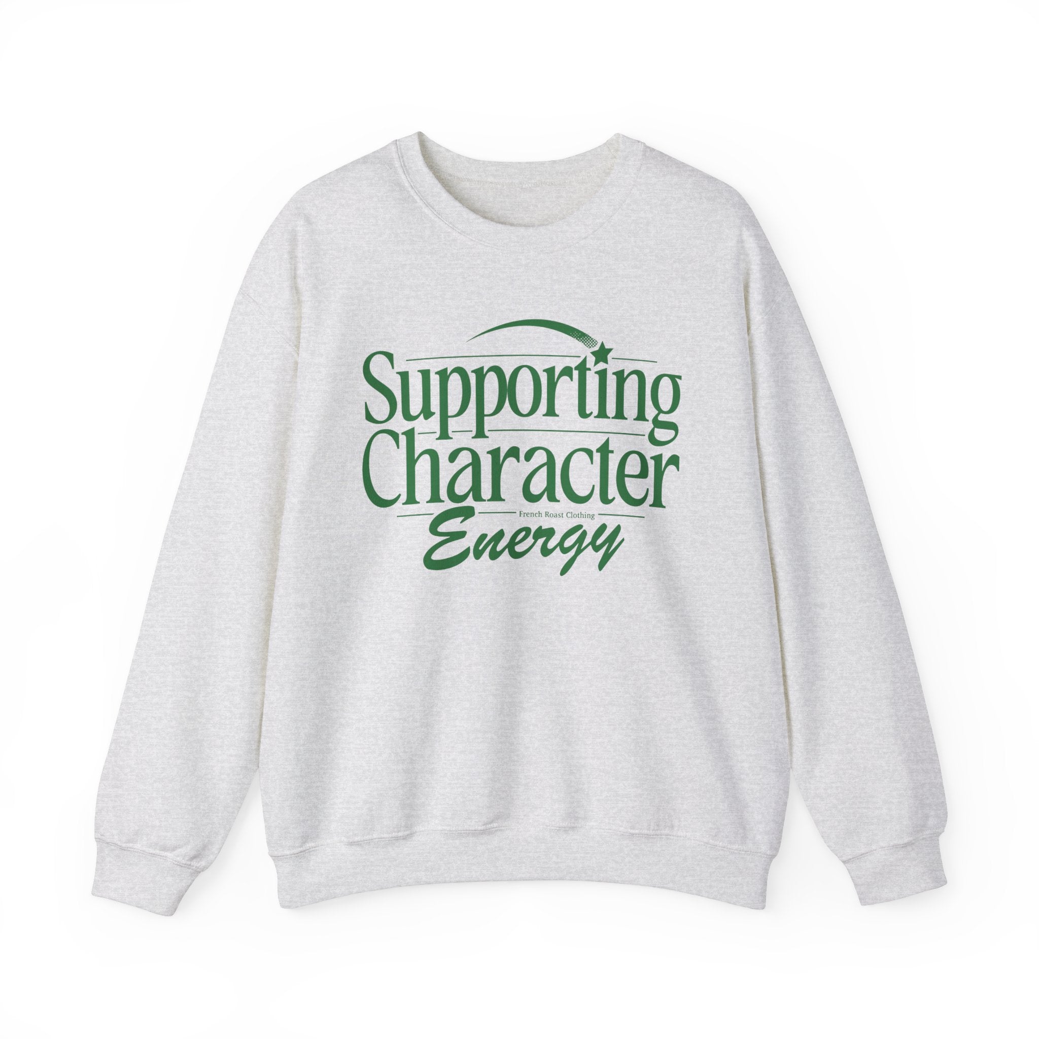 Supporting Character Energy Ash Grey Sweatshirt