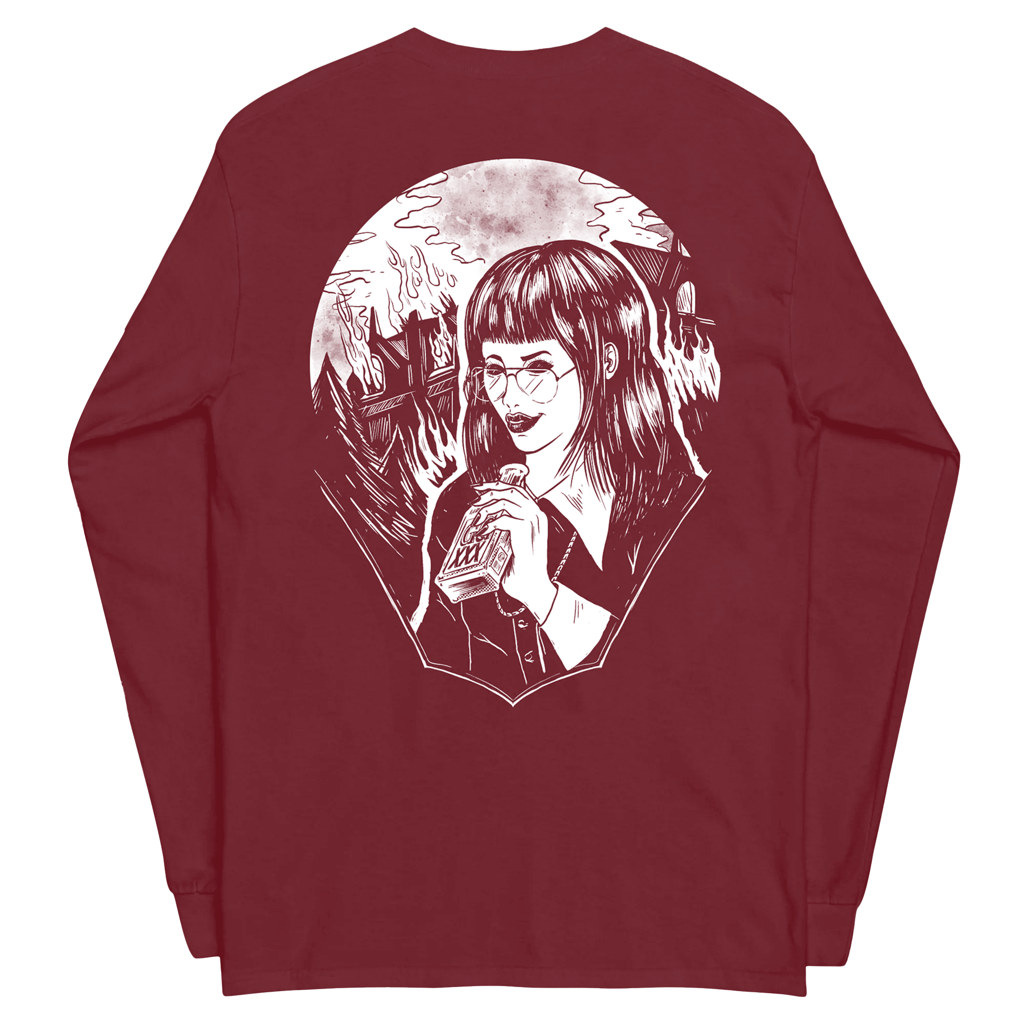 Chapter One Maroon Long Sleeve - Mista GG