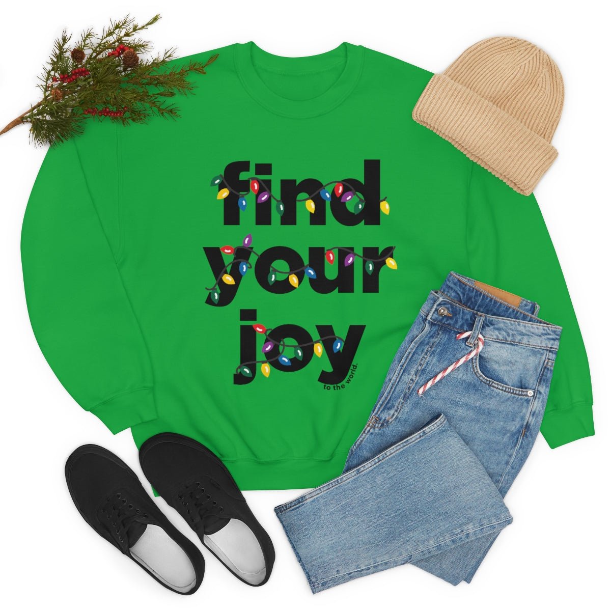 Find Your Joy Sweatshirt (Lights) - Gregisms
