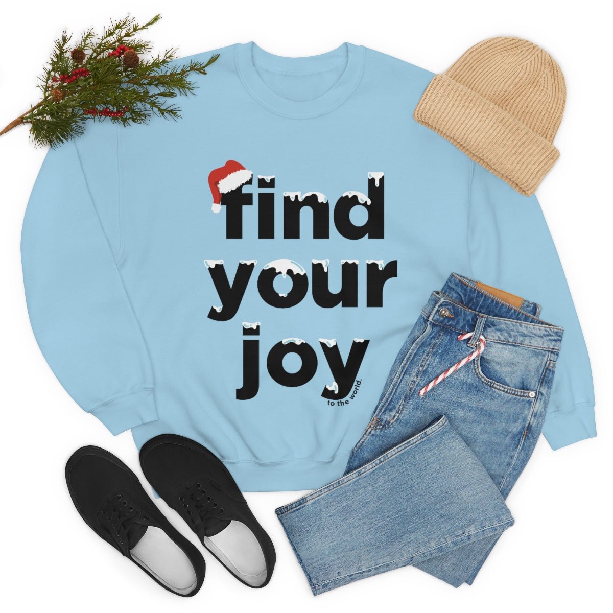 Find Your Joy Sweatshirt (Snow) - Gregisms