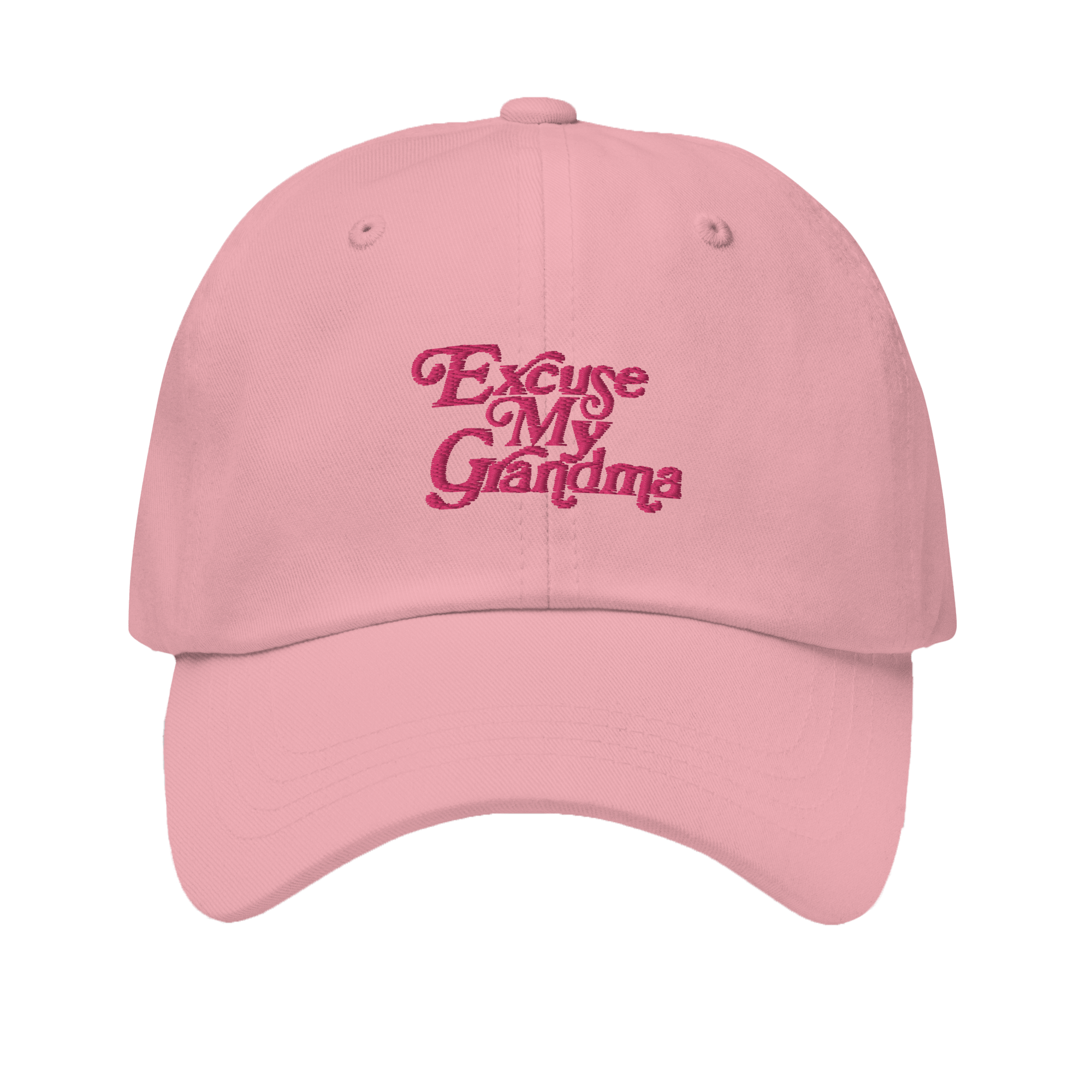 Signature Pink Dad Hat - Excuse My Grandma