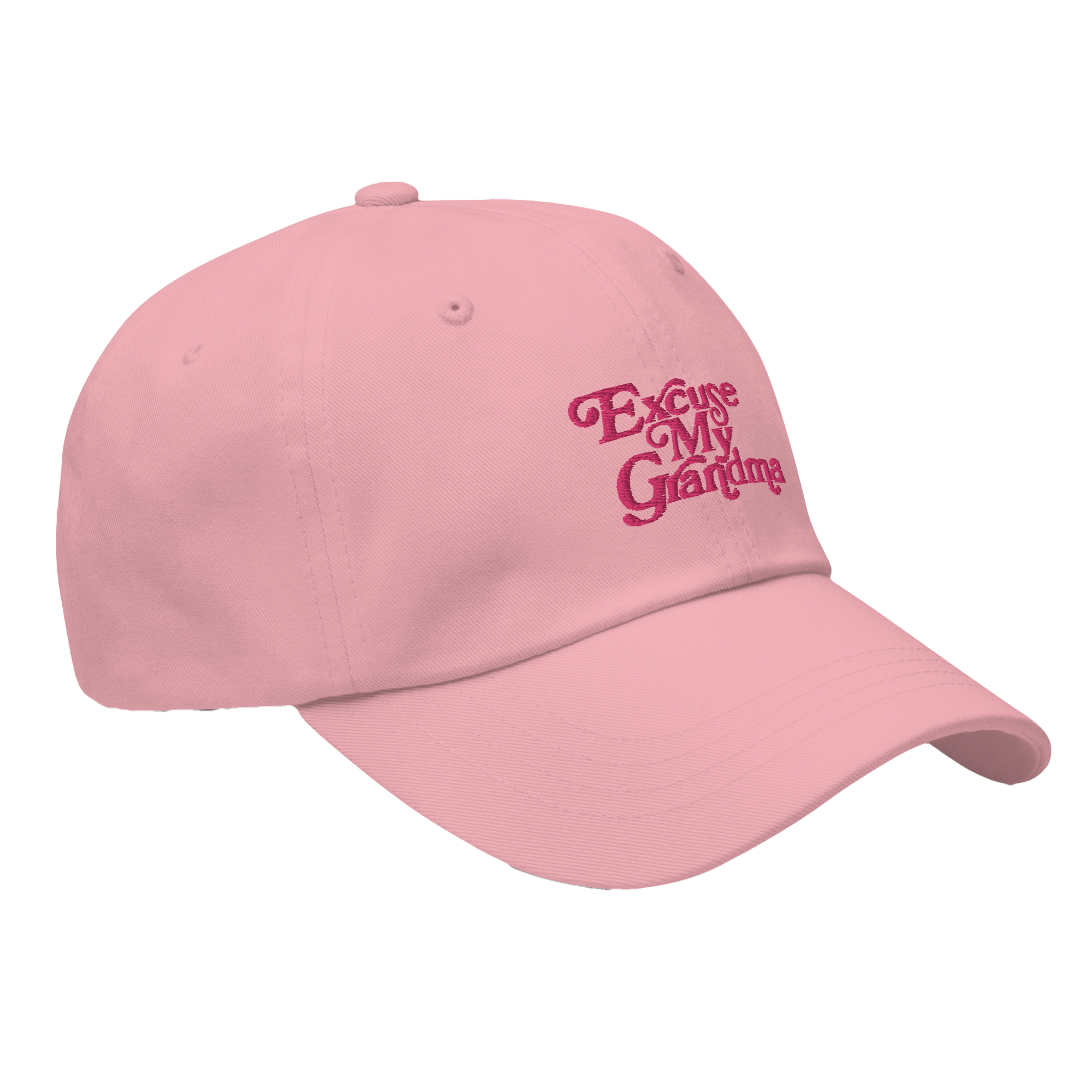 Signature Pink Dad Hat - Excuse My Grandma