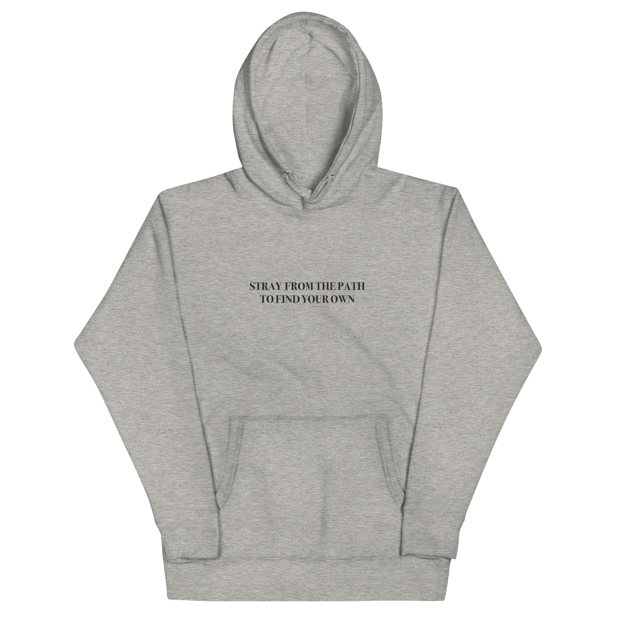 Emma Norton: Big Bad grey hoodie with  a quote on the front